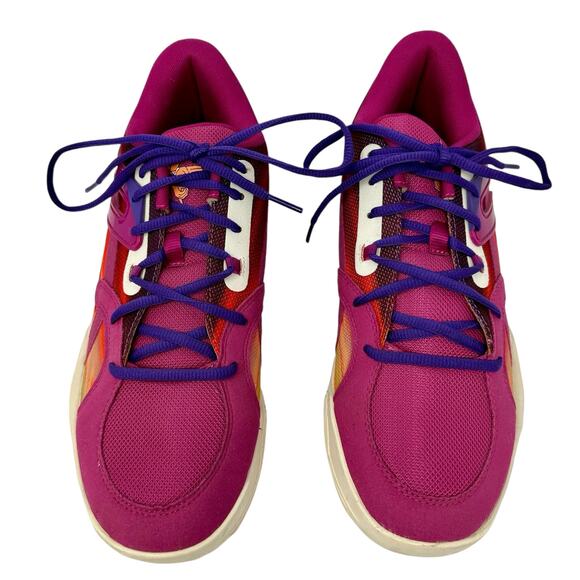 Puma TRC BLAZE COURT DESERT SKY Mens 9 Basketball Shoe 377081-01 Pink Rinomic - Picture 3 of 12